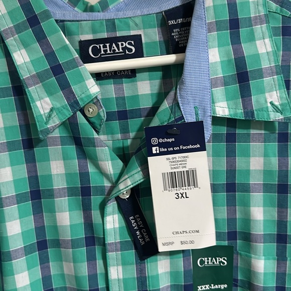 NWT Men’s Chaps Shirt - Picture 3 of 4